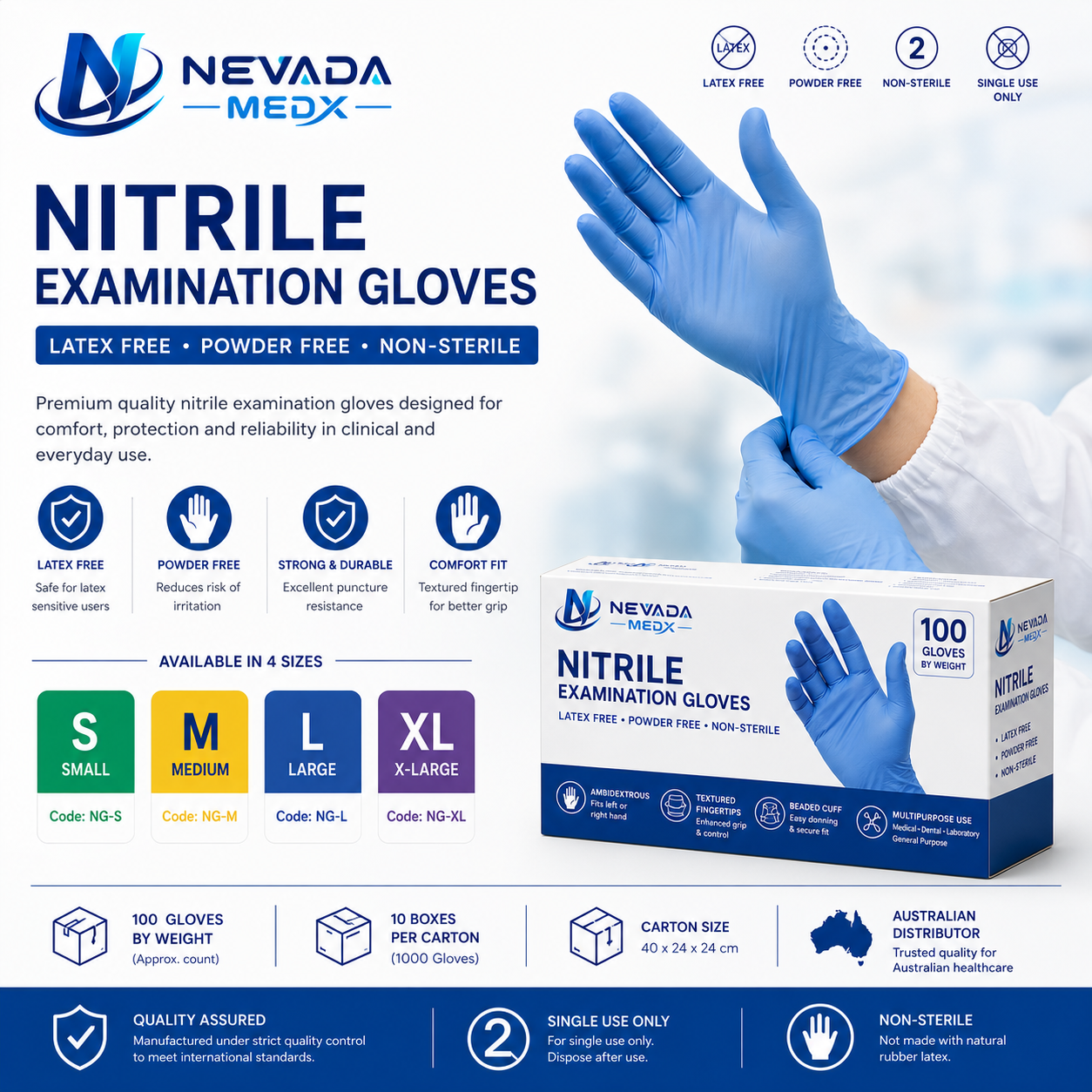 Nitrile Examination Gloves